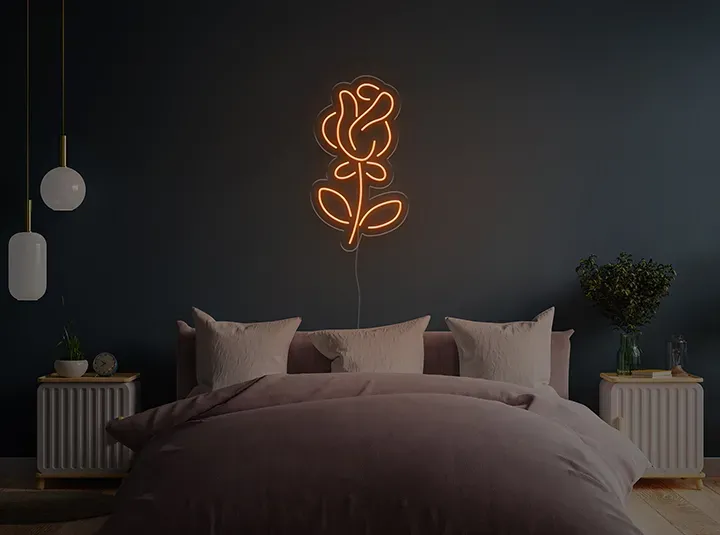 Rose - Neon LED Schild