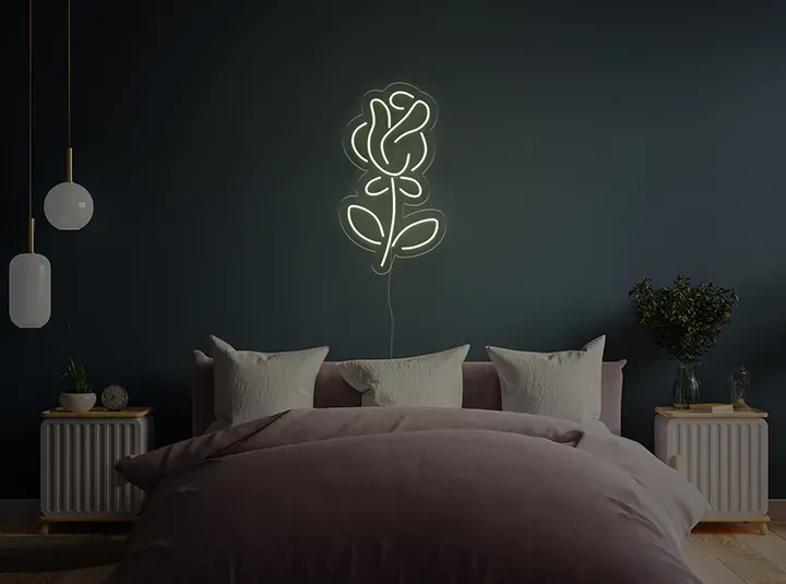 Rose - Semn Luminos LED Neon