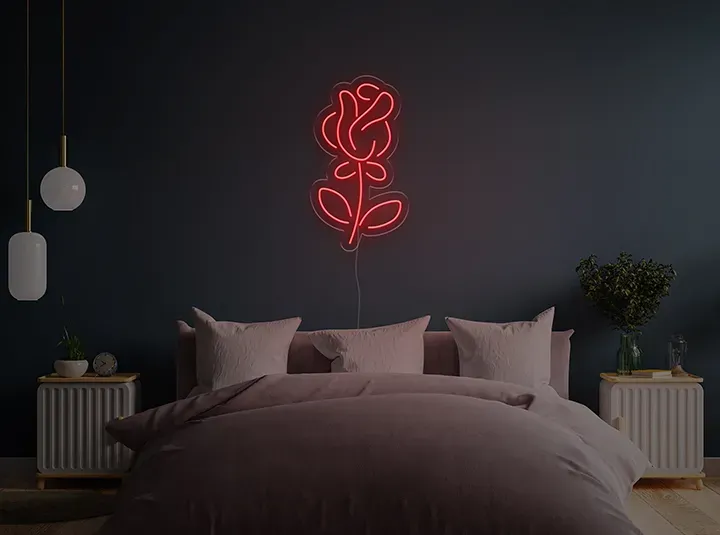 Rose - Semn Luminos LED Neon