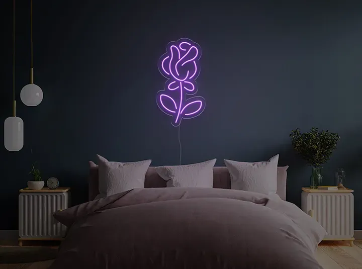 Rose - Semn Luminos LED Neon