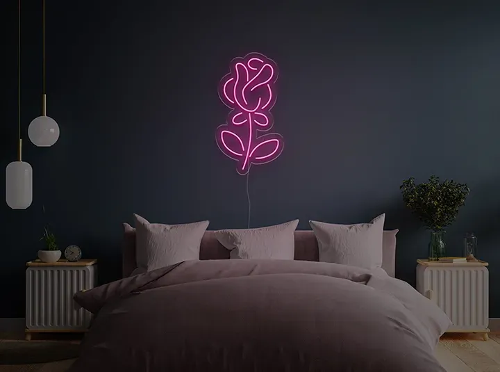Rose - Semn Luminos LED Neon