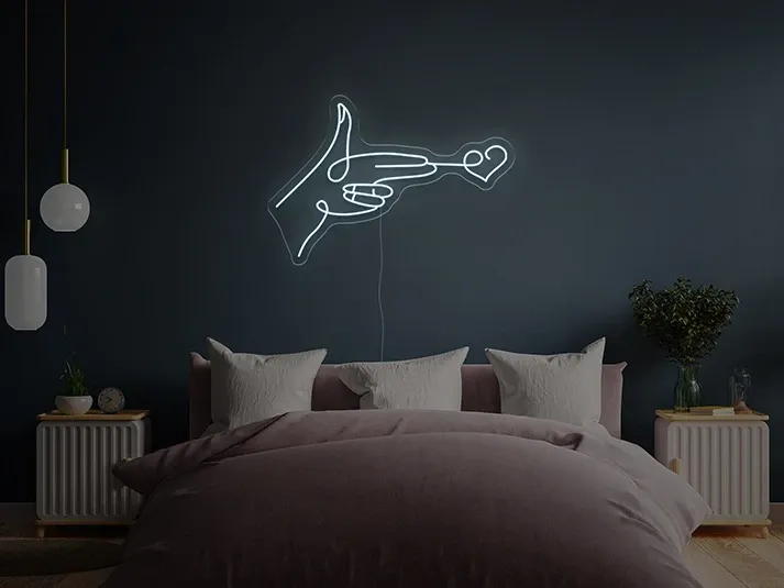 Shooting heart - Semn Luminos LED Neon