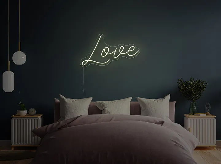 Love - Semn Luminos LED Neon
