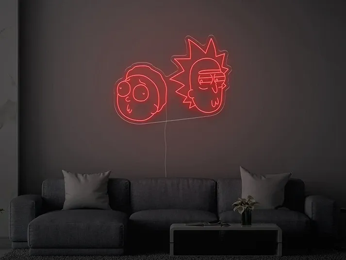 Rick & Morty - Semn Luminos LED Neon