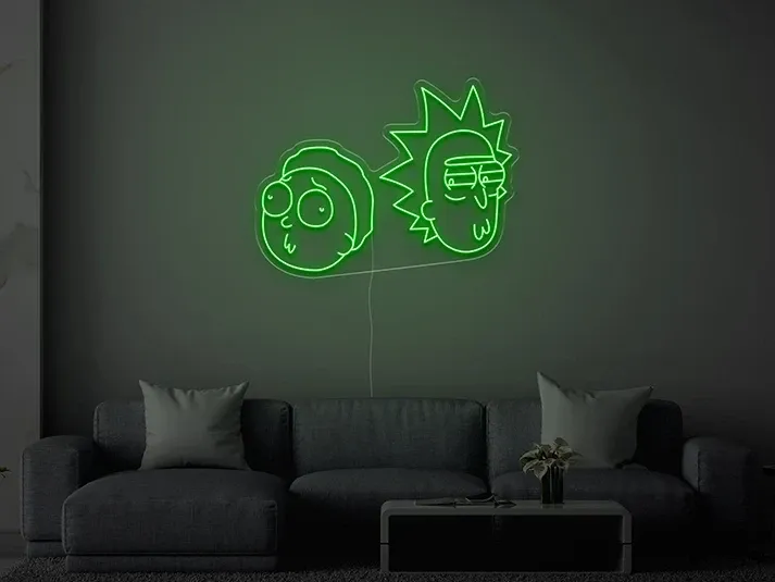 Rick & Morty - Semn Luminos LED Neon