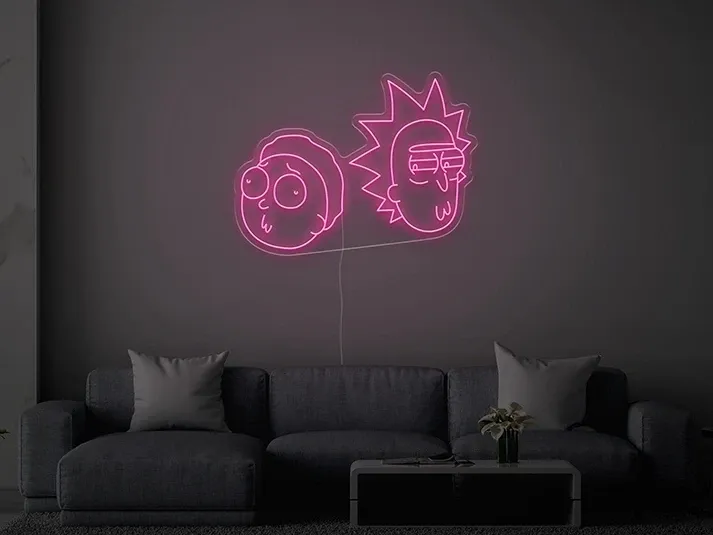 Rick & Morty - Semn Luminos LED Neon