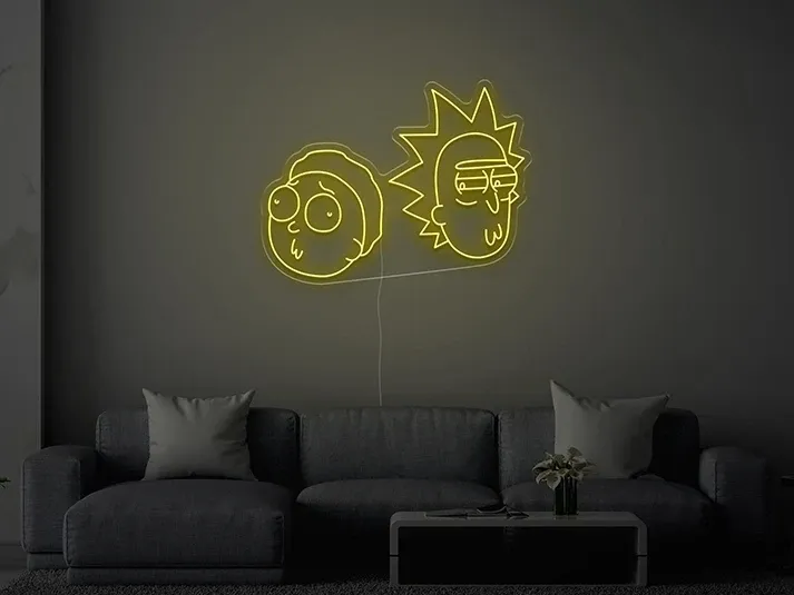 Rick & Morty - Semn Luminos LED Neon