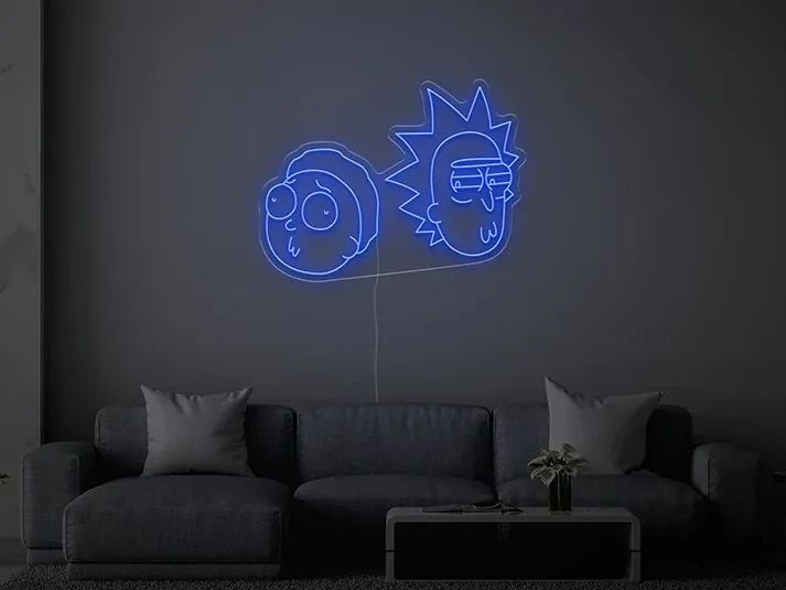 Rick & Morty - Semn Luminos LED Neon