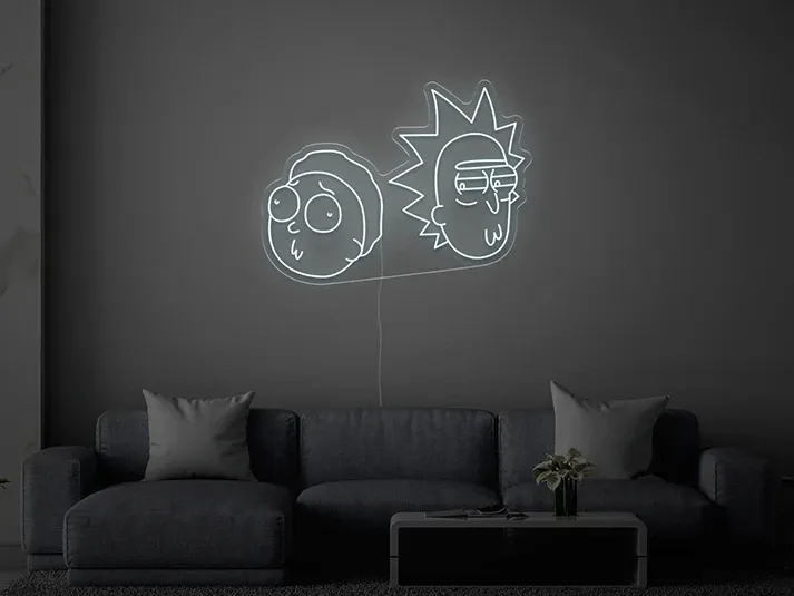 Rick & Morty - Semn Luminos LED Neon