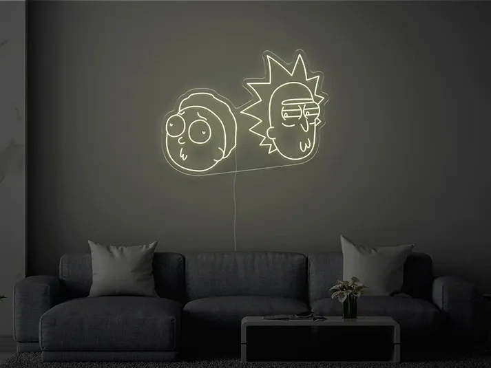Rick & Morty - Semn Luminos LED Neon