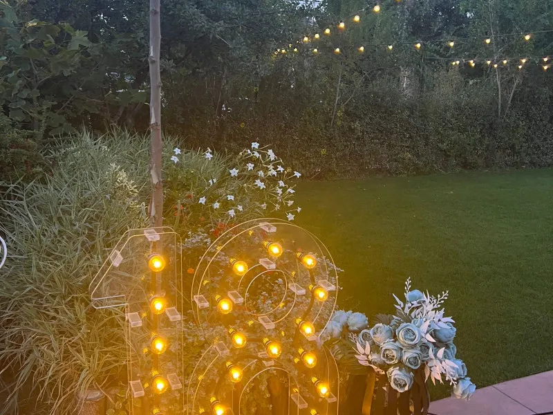 Cifre Volumetrice Luminoase din Plexiglass 100 cm de închiriat