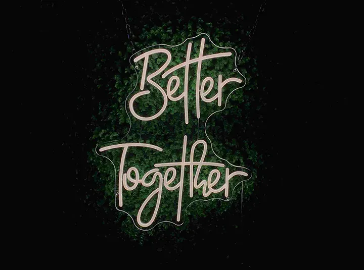 Better Together - Semn Luminos LED Neon