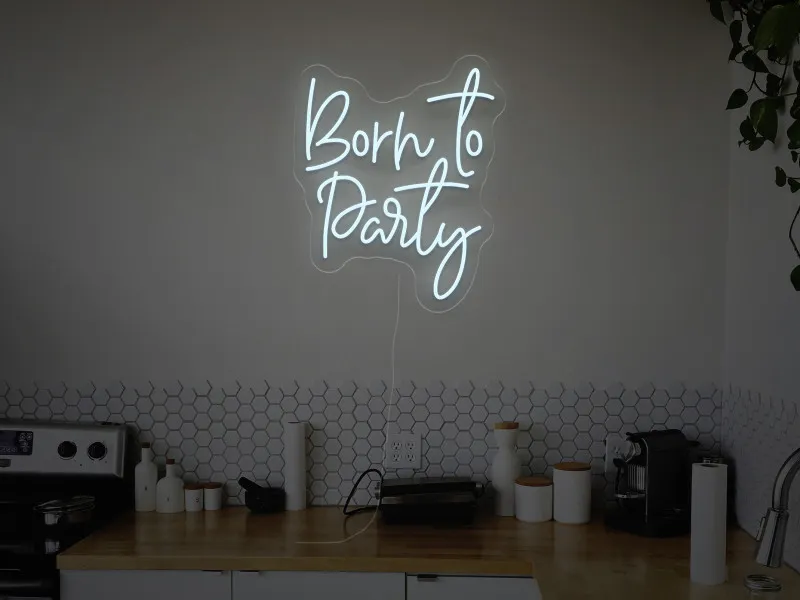 Born to Party - Semn Luminos LED Neon