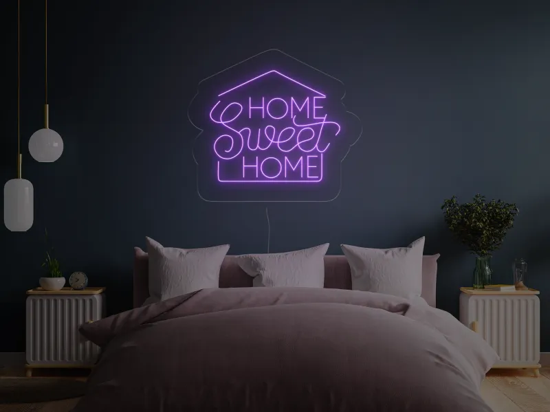Home Sweet Home - Semn Luminos LED Neon