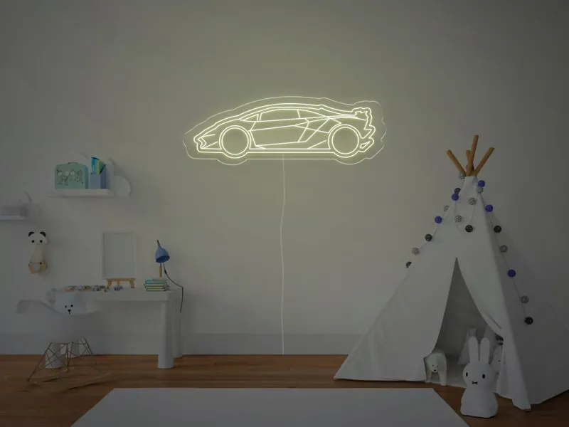 Masina SPORT - Semn Luminos LED Neon