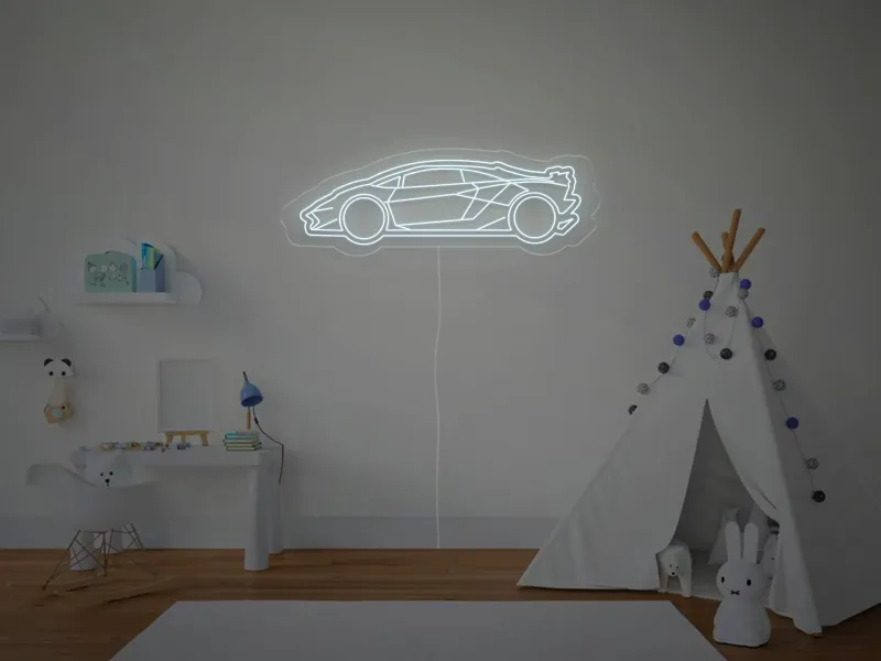 Masina SPORT - Semn Luminos LED Neon