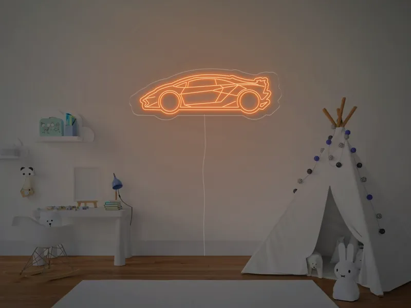 Masina SPORT - Semn Luminos LED Neon