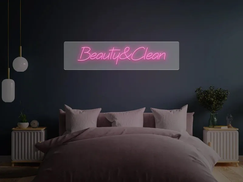 Beauty&Clean - Semn Luminos LED Neon