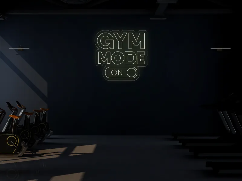 Gym Mode ON - Semn Luminos LED Neon