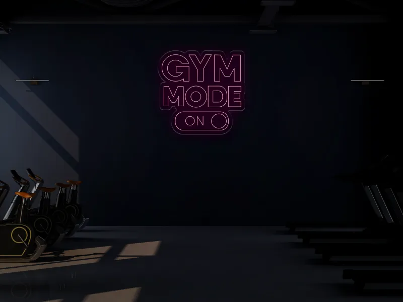 Gym Mode ON - Semn Luminos LED Neon