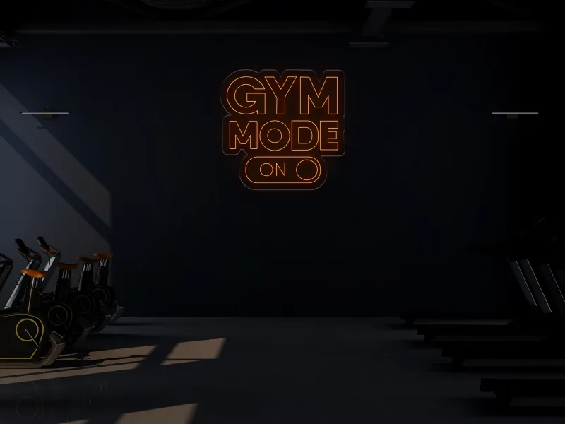 Gym Mode ON - Semn Luminos LED Neon