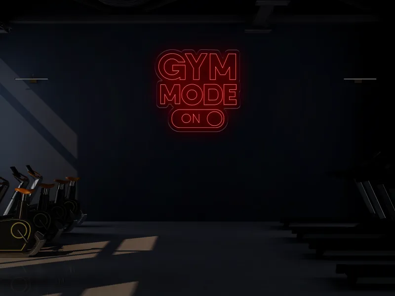 Gym Mode ON - Semn Luminos LED Neon