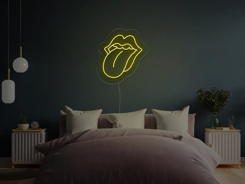 Kiss Lips - Semn Luminos LED Neon