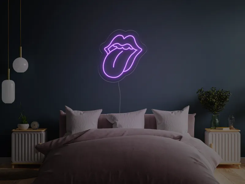 Kiss Lips - Semn Luminos LED Neon