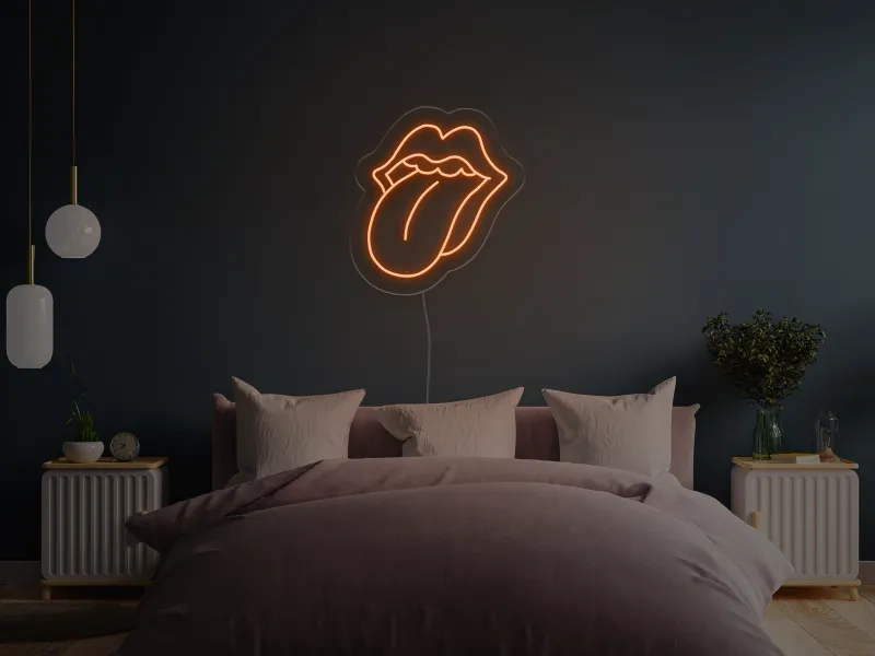Kiss Lips - Semn Luminos LED Neon