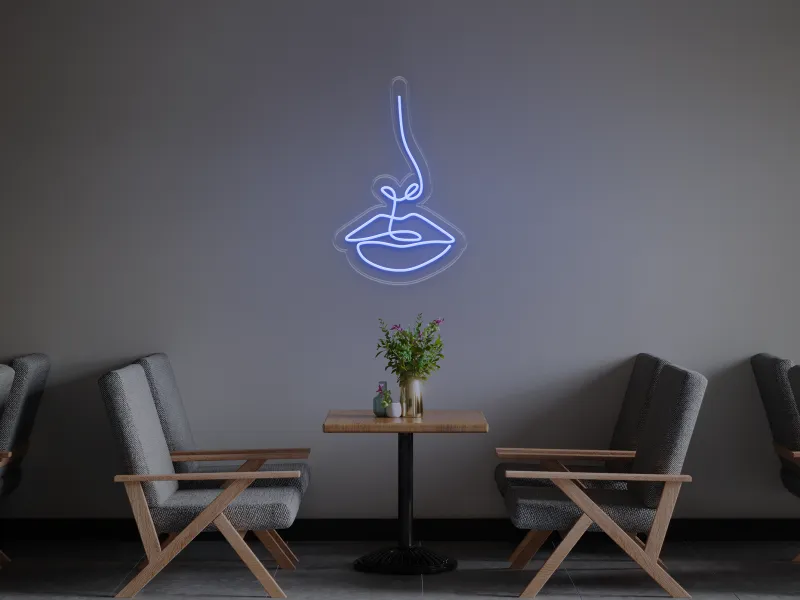 Face - Semn Luminos LED Neon