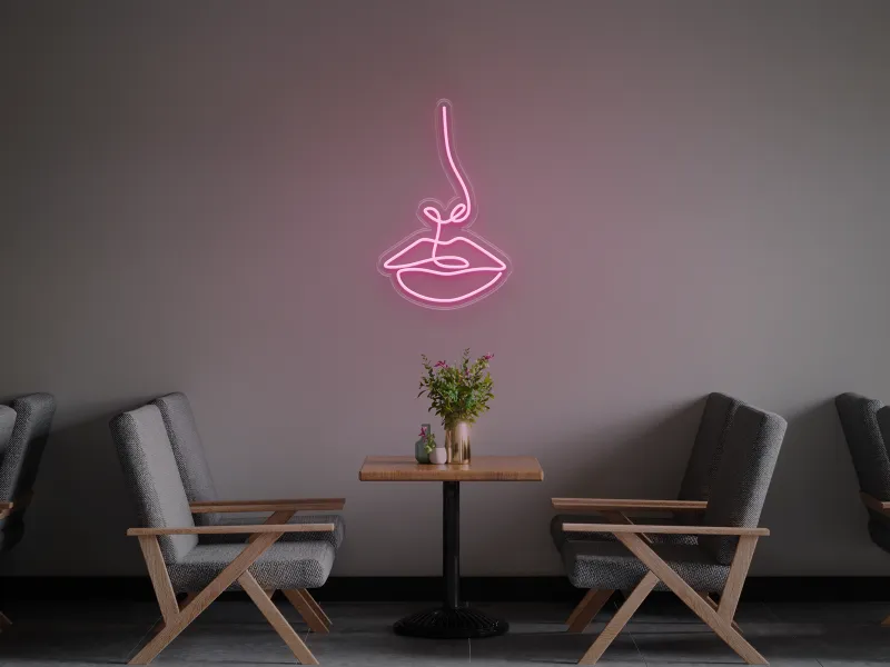 Face - Semn Luminos LED Neon