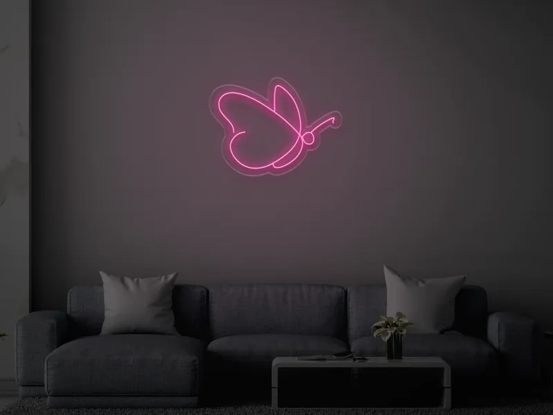 Fluture - Semn Luminos LED Neon