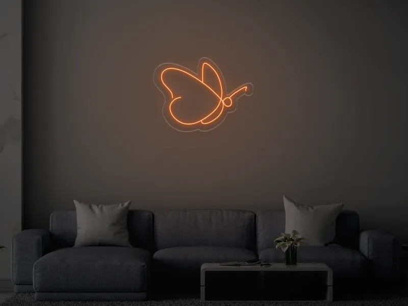 Fluture - Semn Luminos LED Neon