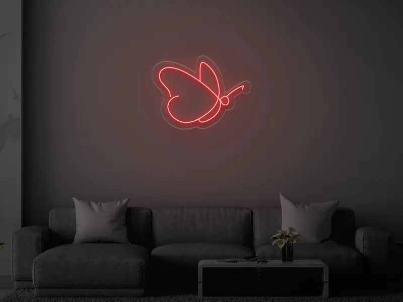Fluture - Semn Luminos LED Neon