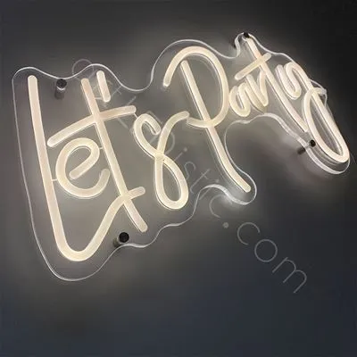 Let's Party - Semn Luminos LED Neon