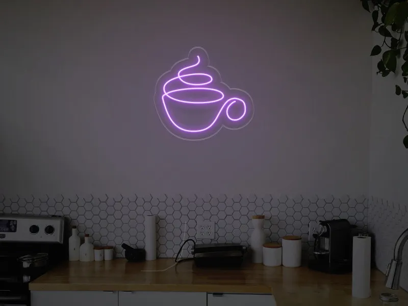 Cup of Coffee - Semn Luminos LED Neon