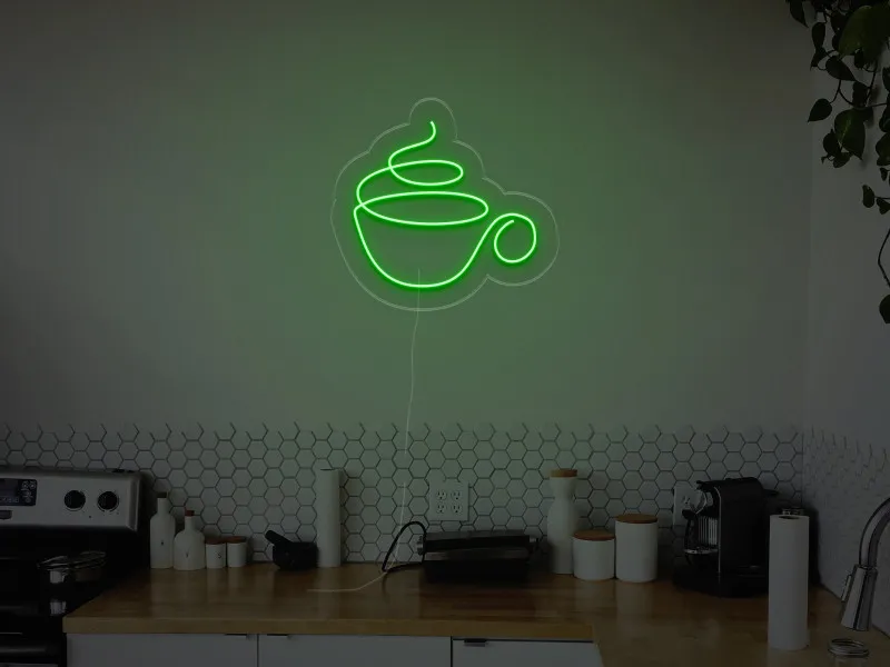 Cup of Coffee - Semn Luminos LED Neon