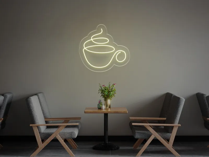 Cup of Coffee - Semn Luminos LED Neon