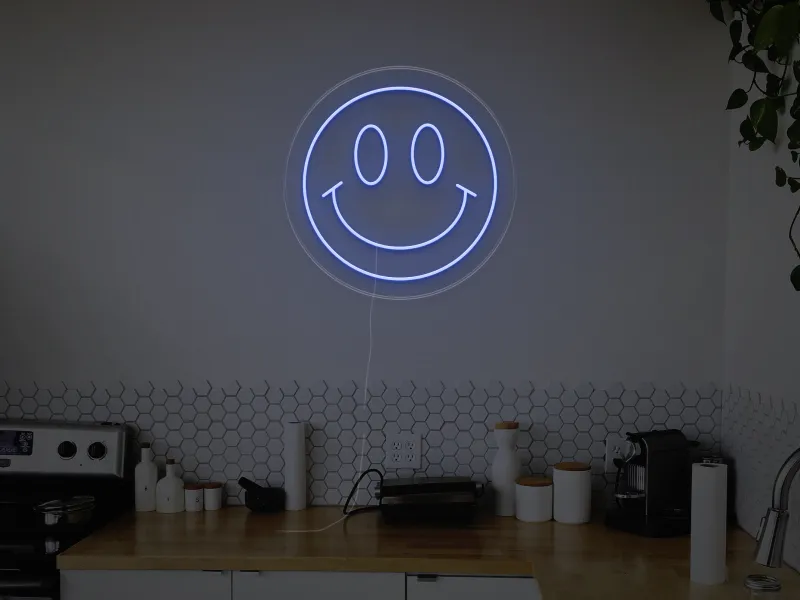 Smiley Face - Semn Luminos LED Neon