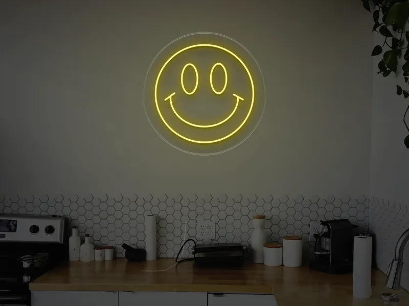 Smiley Face - Semn Luminos LED Neon