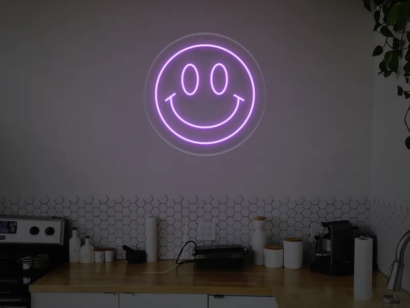 Smiley Face - Semn Luminos LED Neon
