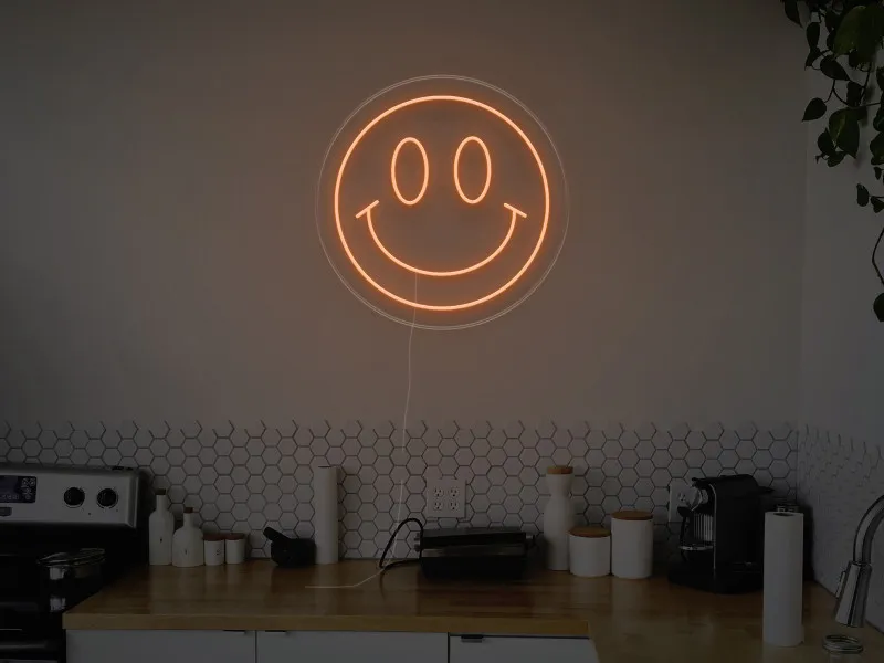 Smiley Face - Semn Luminos LED Neon