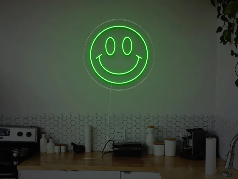 Smiley Face - Semn Luminos LED Neon