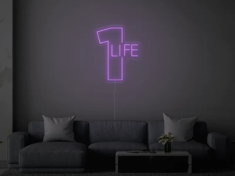 One Life - Semn Luminos LED Neon