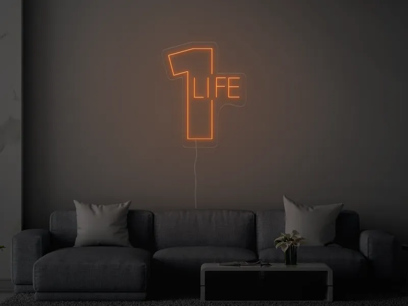 One Life - Semn Luminos LED Neon