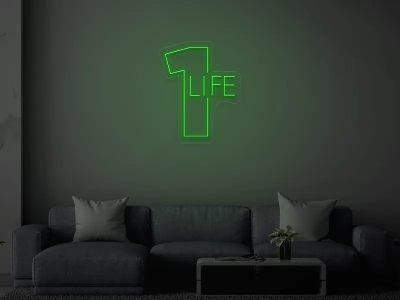 One Life - Semn Luminos LED Neon