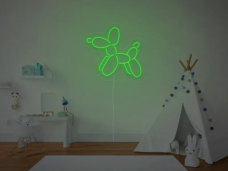Balloon Dog - Semn Luminos LED Neon