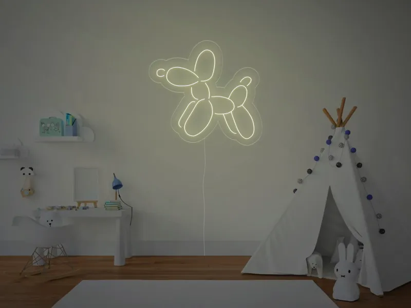 Balloon Dog - Semn Luminos LED Neon