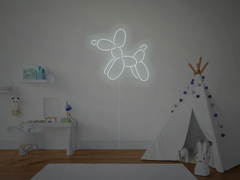 Balloon Dog - Semn Luminos LED Neon