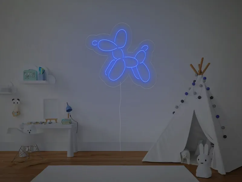 Balloon Dog - Semn Luminos LED Neon